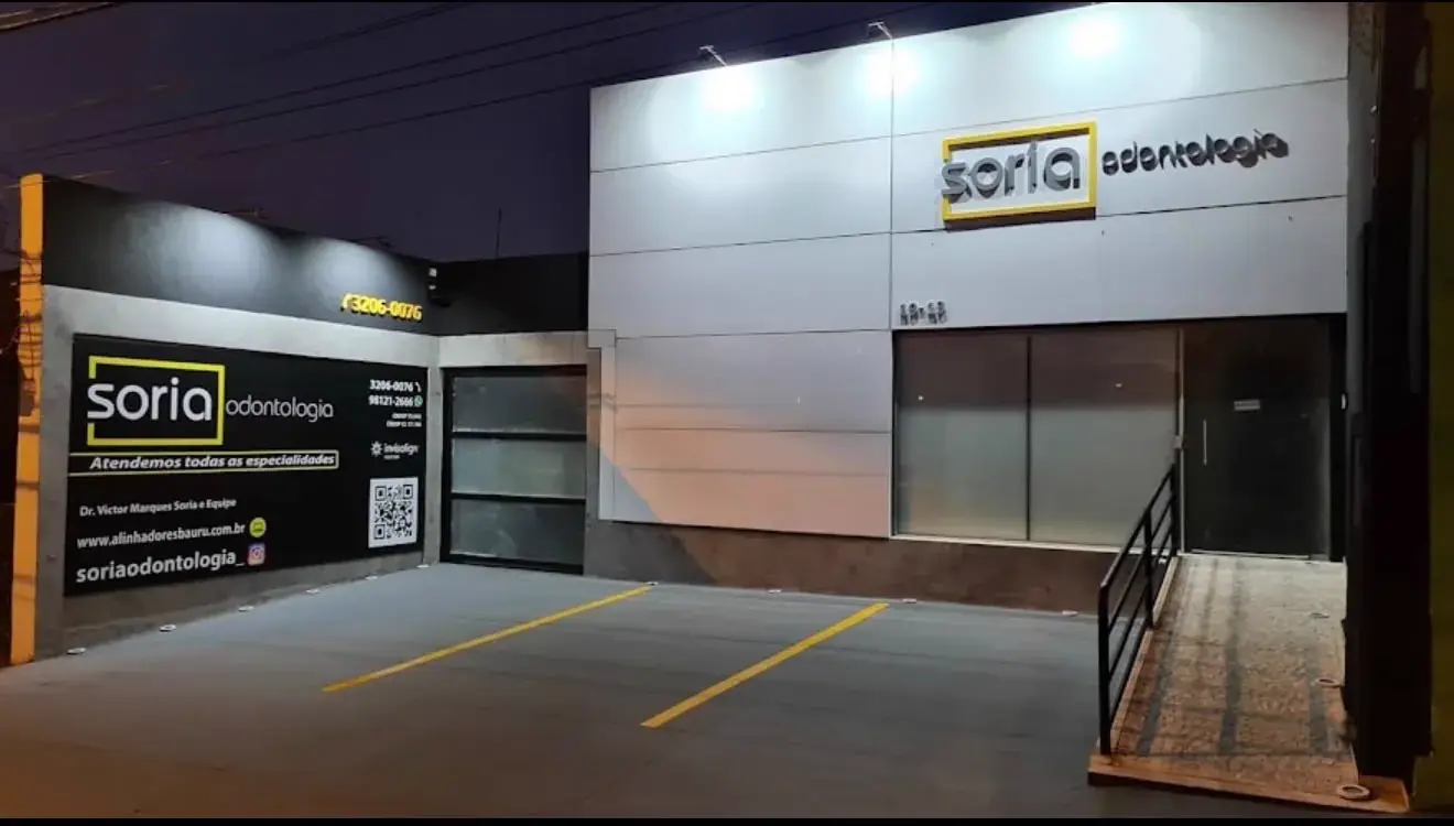 Fachada da Soria Odontologia em Bauru